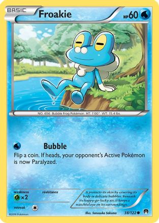 Froakie 038/122 - XY  BREAKpoint Reverse Holofoil