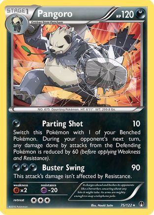 Pangoro 075/122 - XY  BREAKpoint Reverse Holofoil