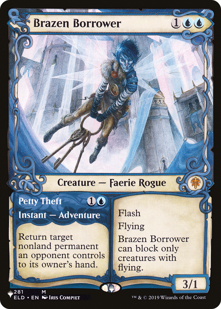 Brazen Borrower // Petty Theft (LIST-ELD-281) - The List: (Showcase)