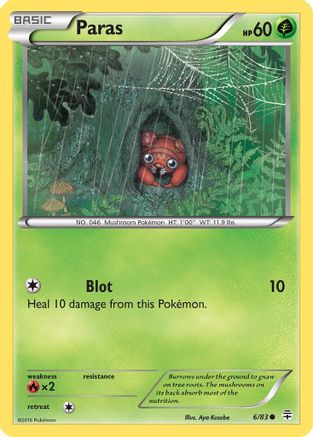 Paras 006/83 - Generations Reverse Holofoil