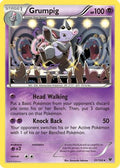 Grumpig 031/124 - XY  Fates Collide Reverse Holofoil