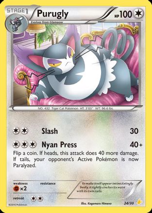 Purugly 024 - XY Trainer Kit Pikachu Libre & Suicune