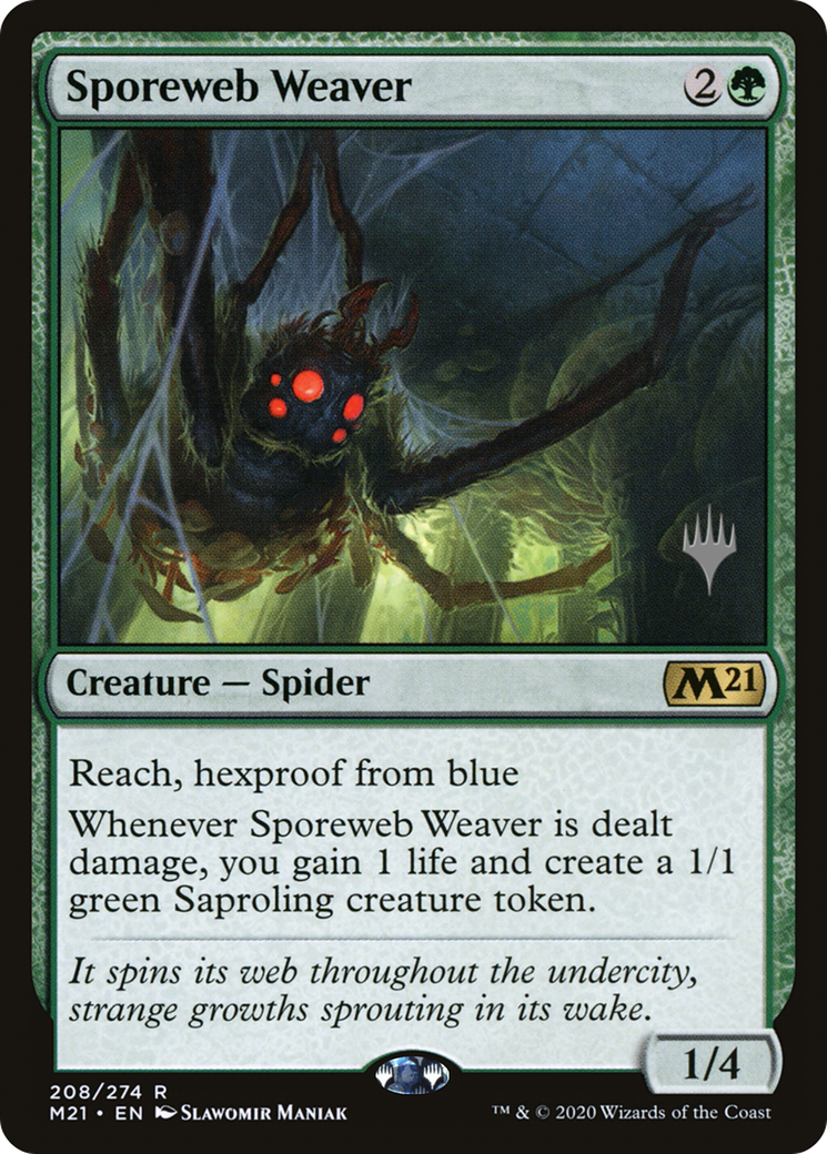 Sporeweb Weaver (PPM21-208P) - Core Set 2021 Promos Foil