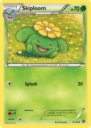 Skiploom 004/114 - XY  Steam Siege