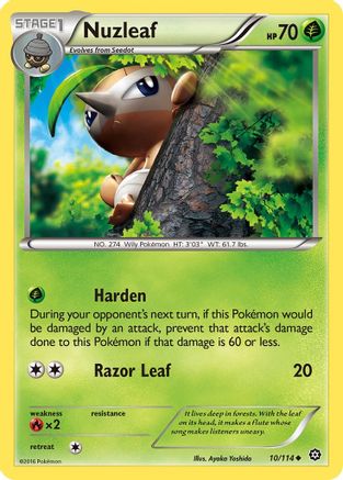 Nuzleaf 010/114 - XY  Steam Siege