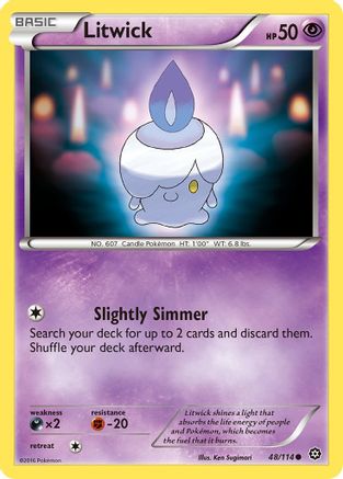 Litwick 048/114 - XY  Steam Siege
