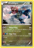Druddigon 083/114 - XY  Steam Siege Reverse Holofoil