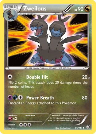 Zweilous 085/114 - XY  Steam Siege