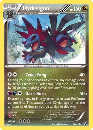 Hydreigon 086/114 - XY  Steam Siege Holofoil