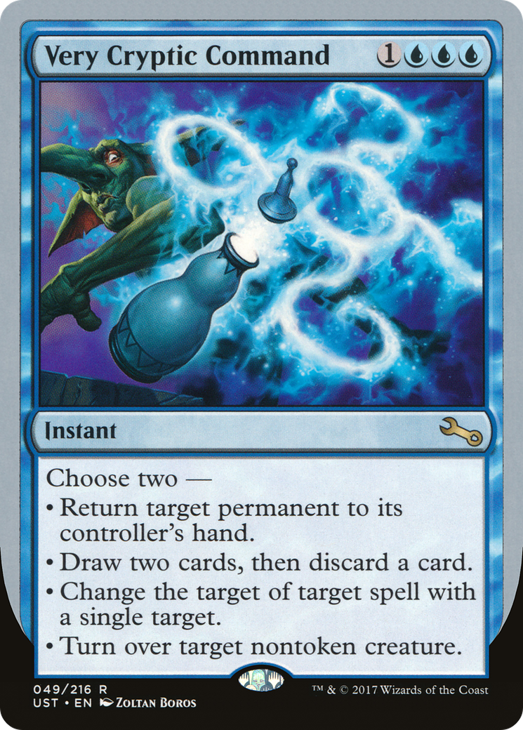 Very Cryptic Command (UST-49D) - Unstable Foil