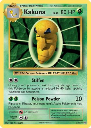 Kakuna 006/108 - XY  Evolutions