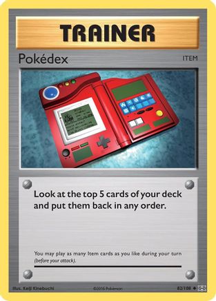 Pokedex 082/108 - XY  Evolutions Reverse Holofoil
