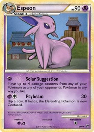Espeon (HGSS Undaunted) 002/090 - Deck Exclusives