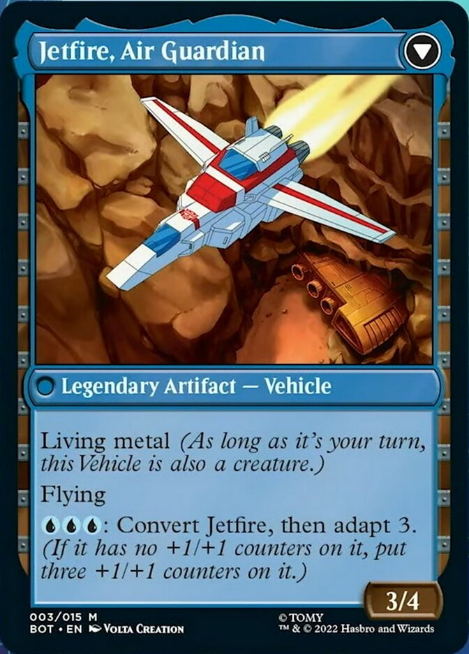 Jetfire, Ingenious Scientist // Jetfire, Air Guardian (BOT-003) - Transformers: (convertdfc)