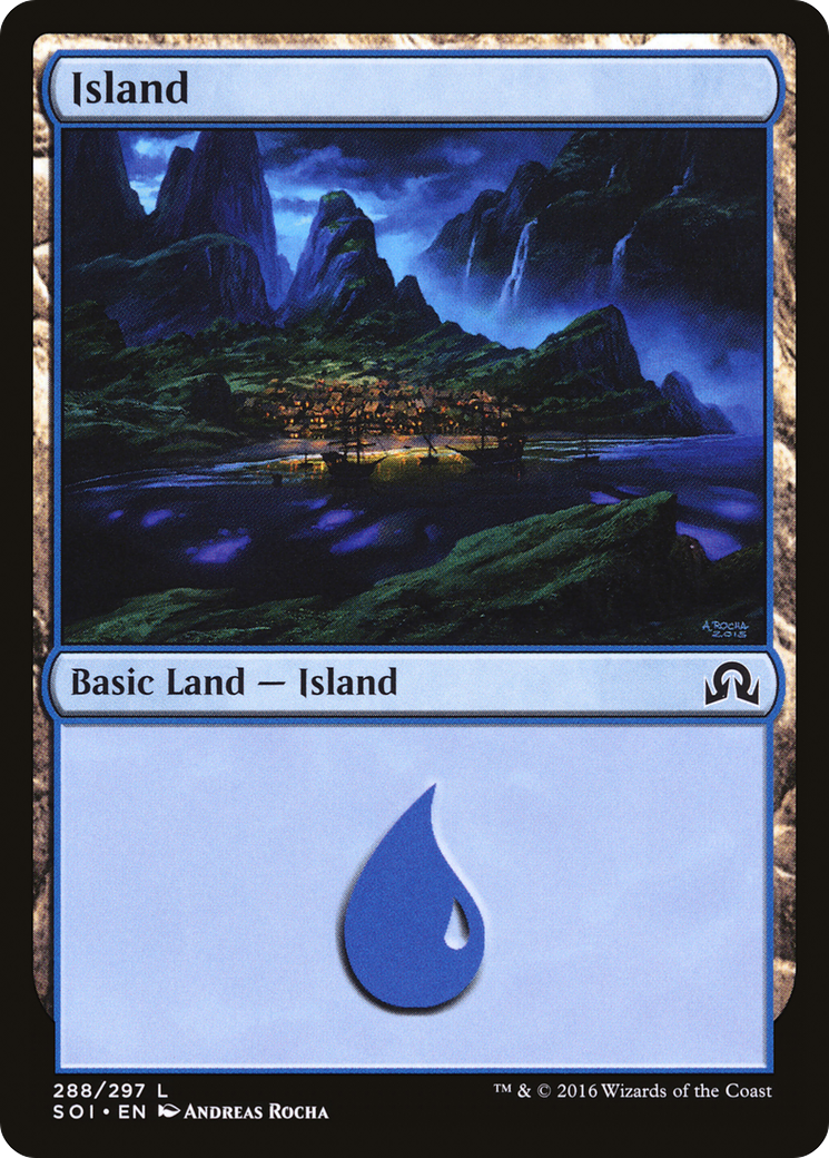 Island (SOI-288) - Shadows over Innistrad Foil