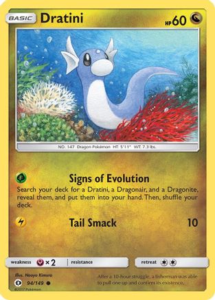 Dratini 094/149 - SM Base Set Reverse Holofoil