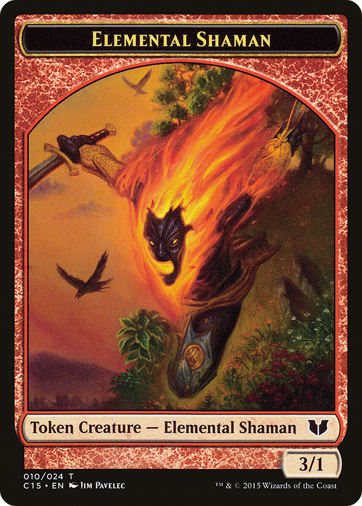 Elemental Shaman (C15-010) - Commander 2015 Tokens