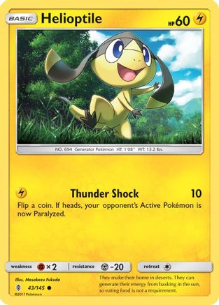 Helioptile 043/145 - SM  Guardians Rising