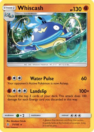 Whiscash 071/145 - SM  Guardians Rising