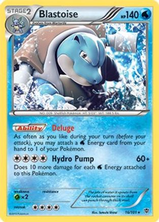 Blastoise (BW Plasma Blast) 016/101 - Deck Exclusives