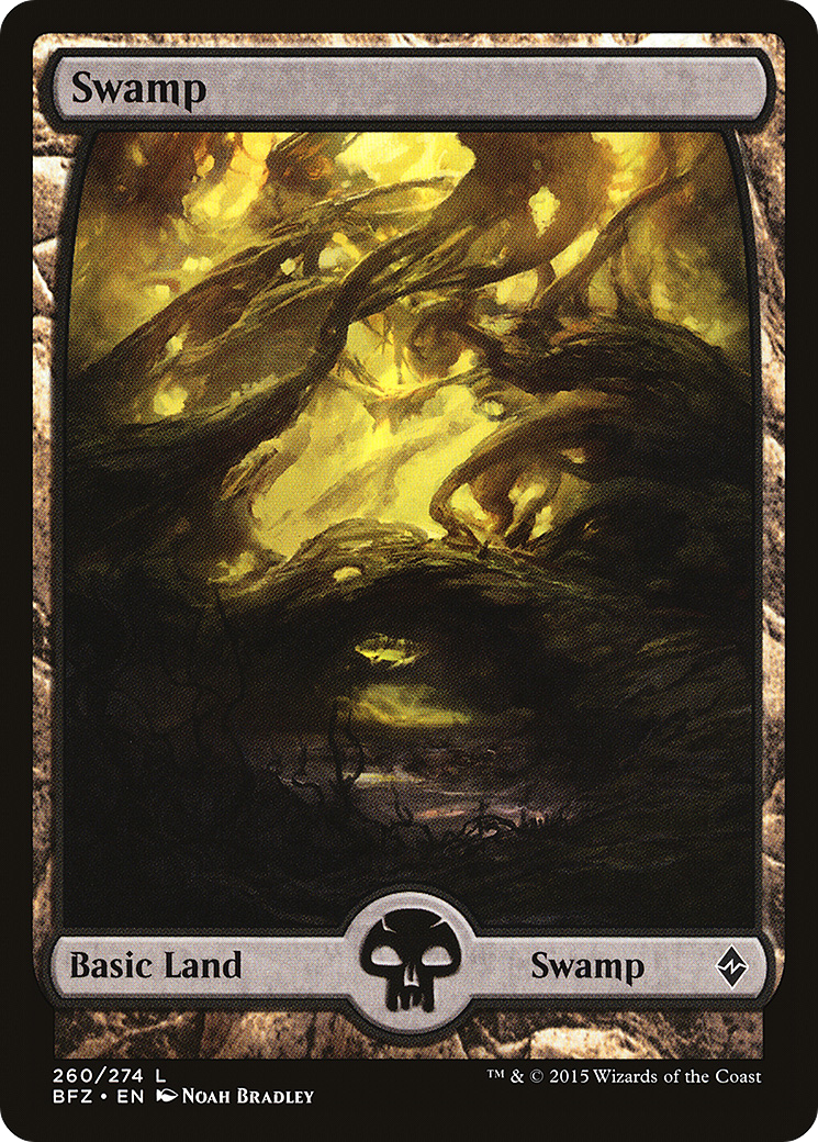 Swamp (BFZ-260) - Battle for Zendikar Foil