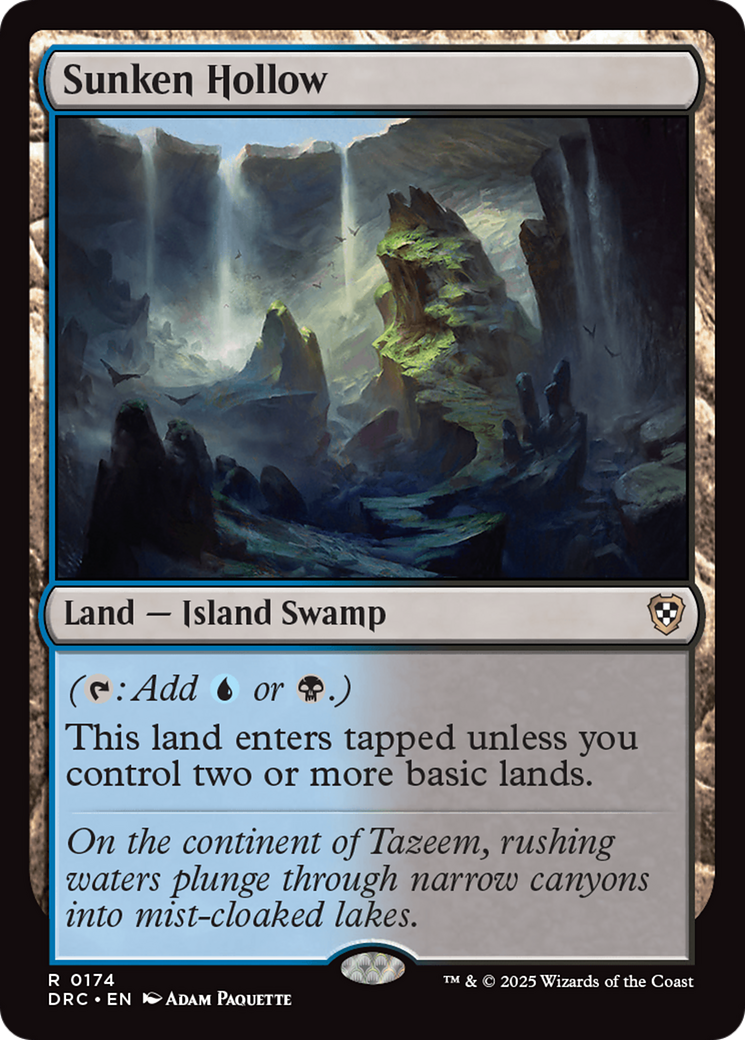 Sunken Hollow (DRC-174) - Commander: Aetherdrift
