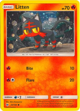 Litten 024/149 - Miscellaneous Cards & Products - Holofoil