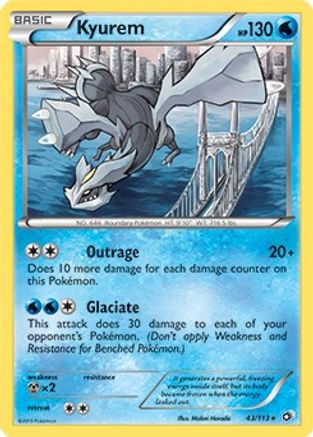 Kyurem (BW Legendary Treasures) 043/113 - Deck Exclusives