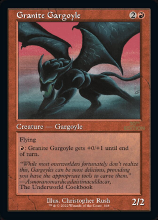 Granite Gargoyle (Retro Frame) (30A-448) - 30th Anniversary Edition