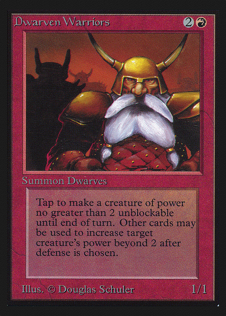 Dwarven Warriors (IED-) - Intl. Collectors' Edition