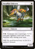 Steadfast Unicorn (CLB-044) - Commander Legends: Battle for Baldur's Gate Foil