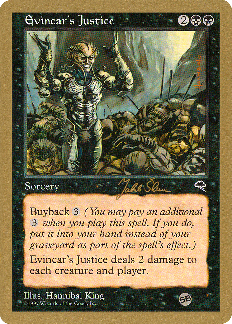 Evincar's Justice (WCD-) - World Championship Decks 1999