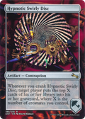 Hypnotic Swirly Disc (UST-189) - Unstable (Borderless) Foil