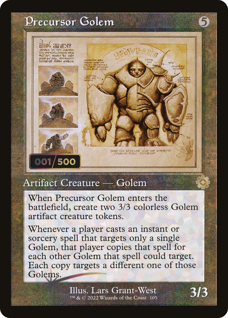 Precursor Golem (BRR-105) - The Brothers' War Retro Artifacts Foil