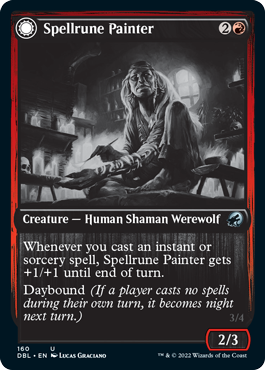Spellrune Painter // Spellrune Howler (DBL-160) - Innistrad: Double Feature: (Double Faced Transform)