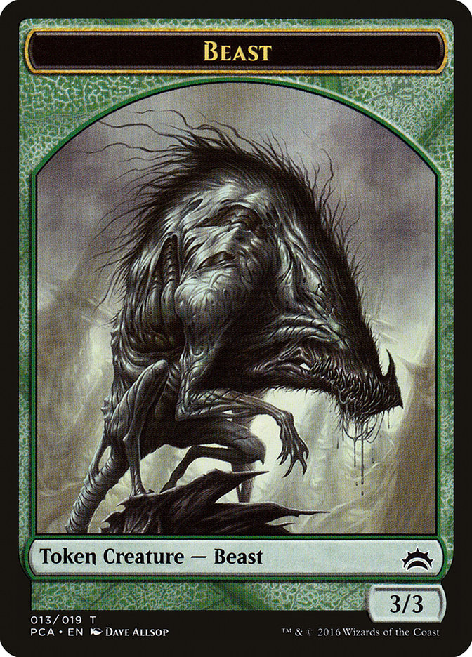 Beast (PCA-13 // 19) - Planechase Anthology Tokens