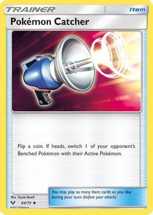 Pokemon Catcher 064/73 - Shining Legends Reverse Holofoil