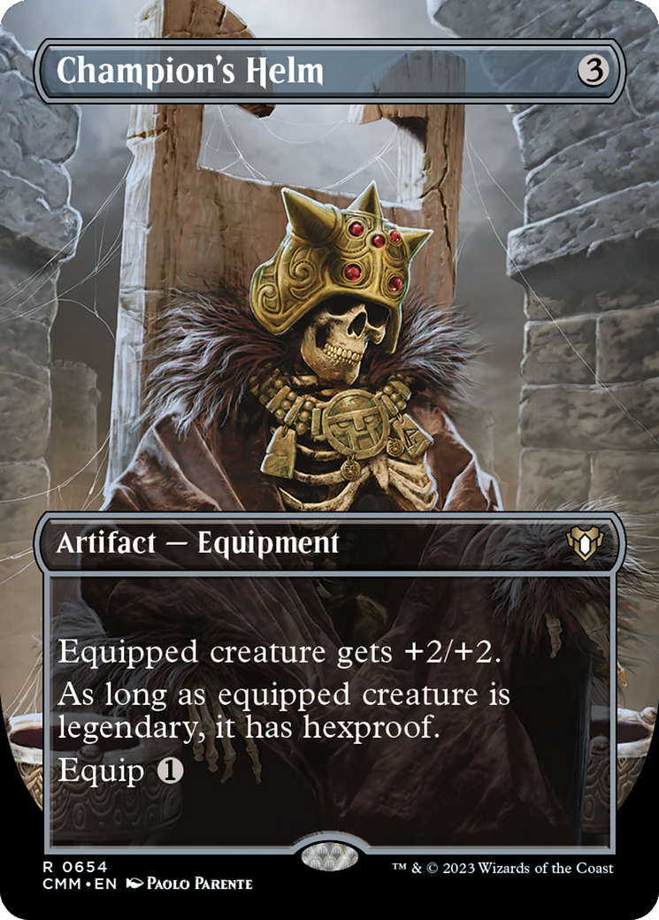 Champion's Helm (CMM-654) - Commander Masters (Borderless)