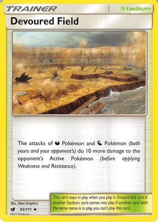Devoured Field 093/111 - SM  Crimson Invasion