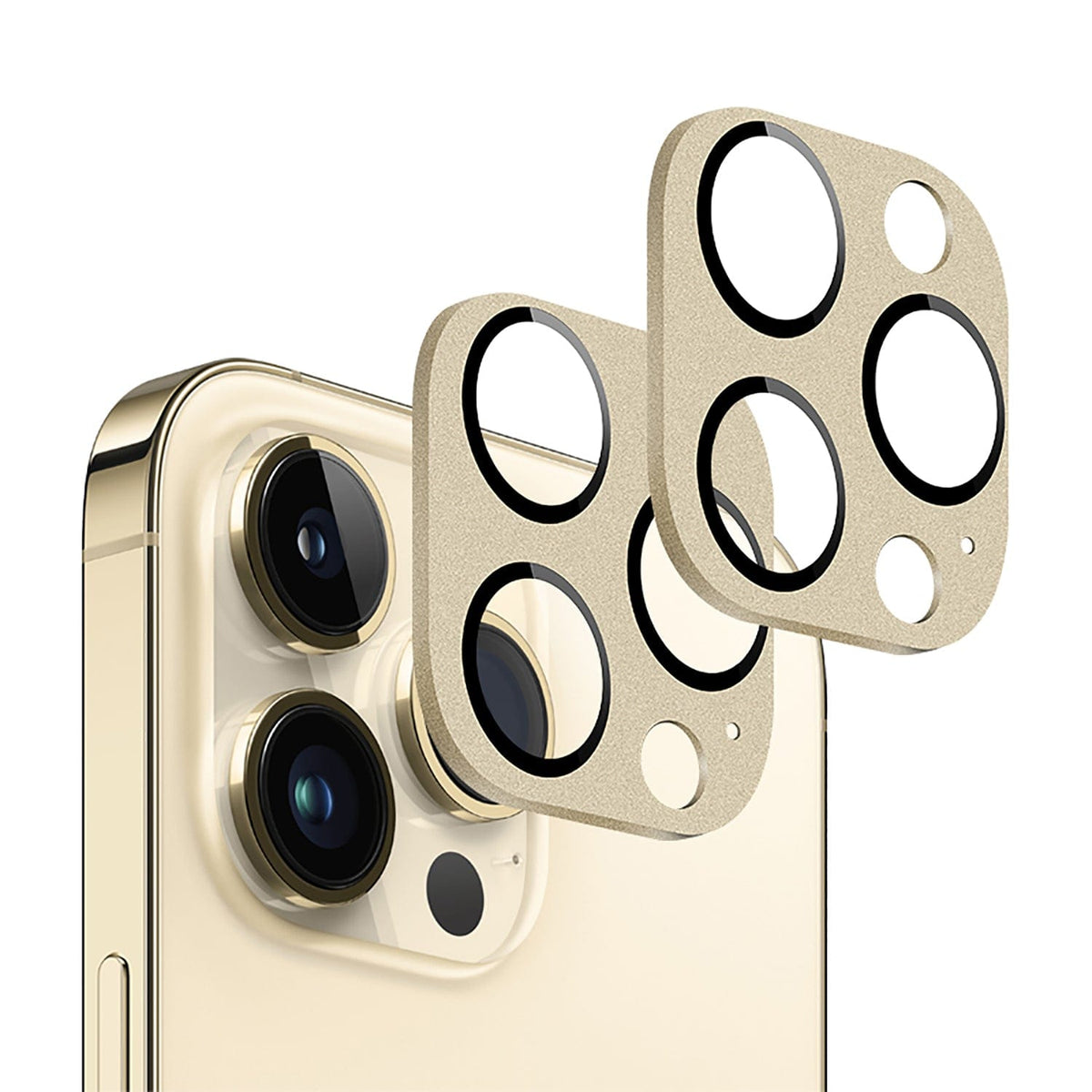 ZeroDamage HD Flexible Glass Camera Lens Protector (2-Pack) - iPhone 14 Pro and Pro Max