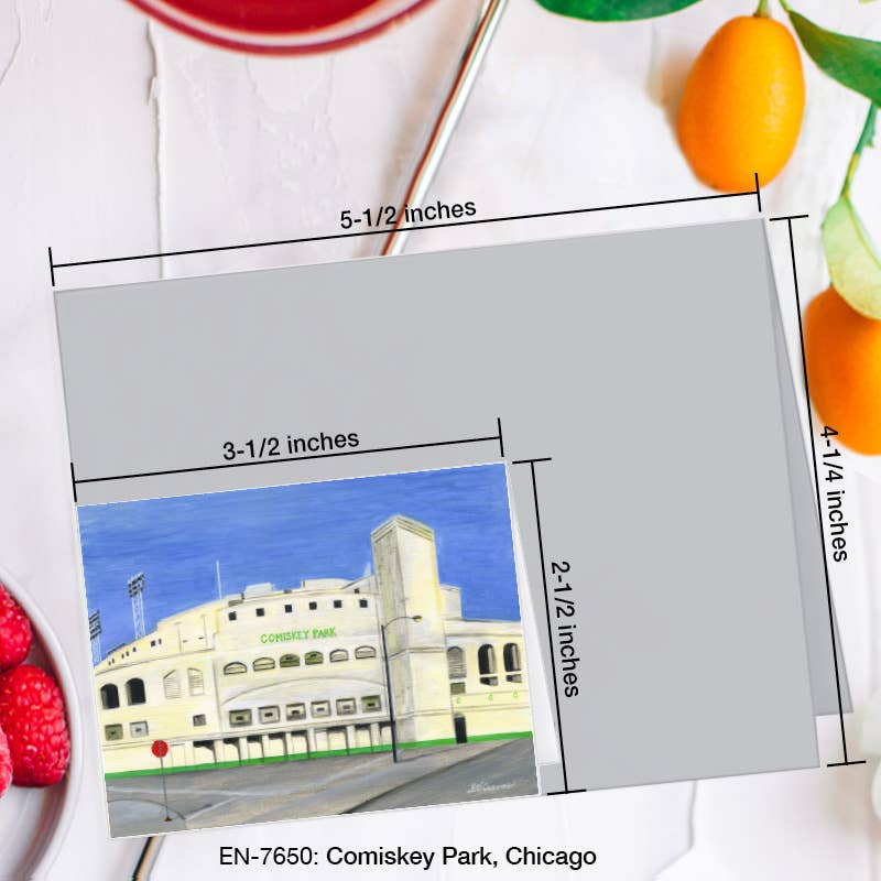 Comiskey Park, Chicago, Greeting Card (#7650A)
