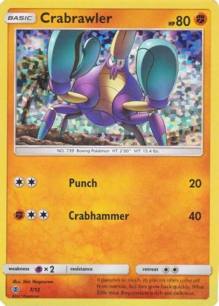 Crabrawler 007/12 - McDonalds Promos 2017 Holofoil