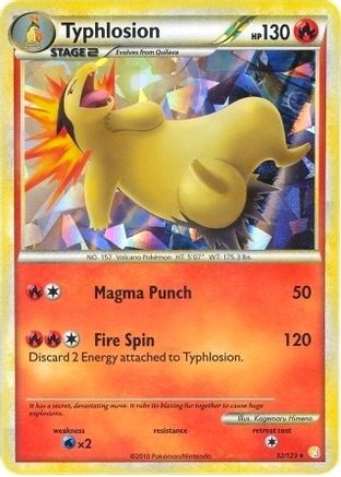 Typhlosion 032/123 - Deck Exclusives - Holofoil