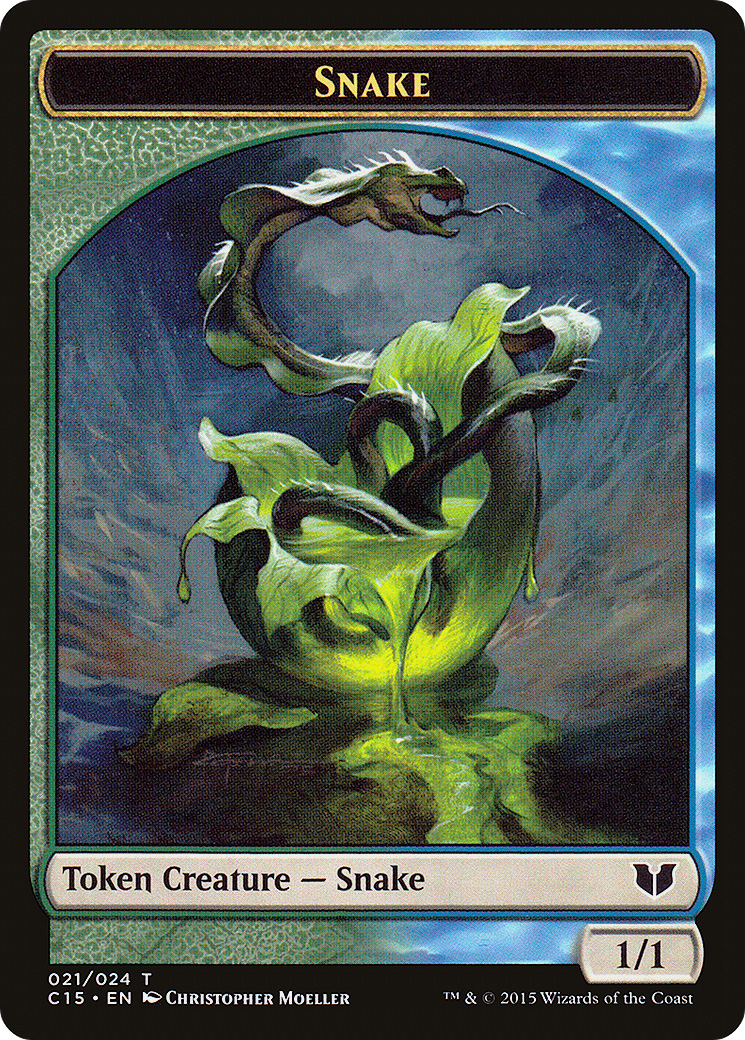 Snake (C15-021) - Commander 2015 Tokens