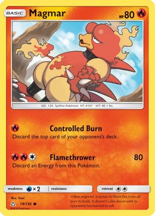 Magmar 018/156 - SM  Ultra Prism