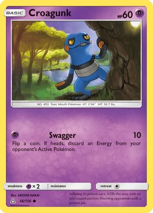Croagunk 056/156 - SM  Ultra Prism