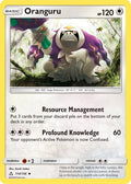 Oranguru 114/156 - SM  Ultra Prism Reverse Holofoil