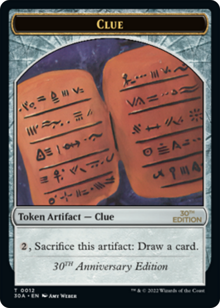 Clue (30A-012) - 30th Anniversary Tokens