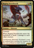 Raging Swordtooth (XLN-226) - Ixalan Foil