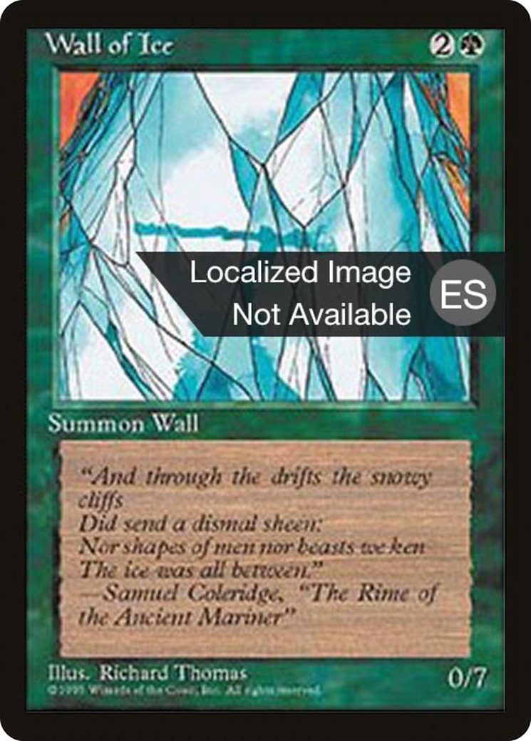 Wall of Ice (4BB-283) - Fourth Edition Foreign Black Border